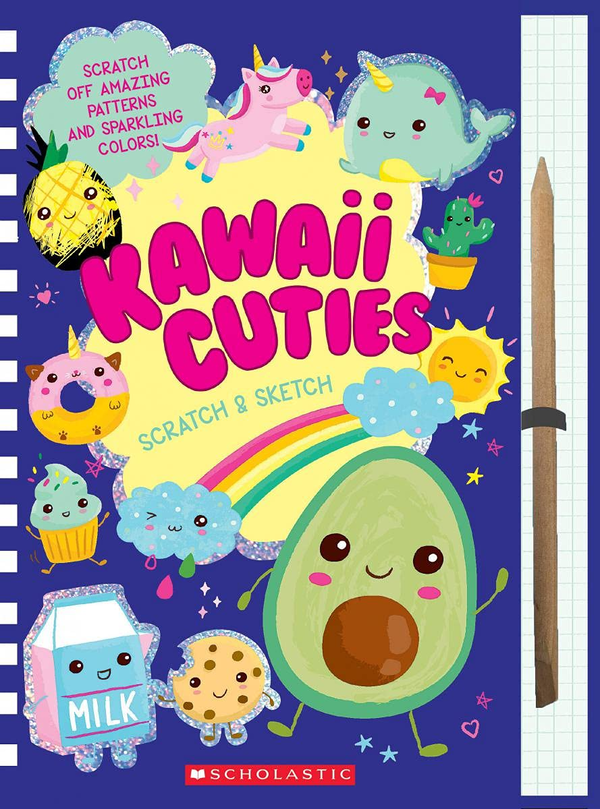 Паперова книга «Kawaii Cuties. Scratch Magic», автор Беккі Геррік - фото №1