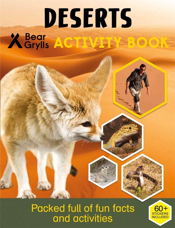 Бумажная книга «Bear Grylls Sticker Activity. Desert», автор Беар Гриллс - фото №1