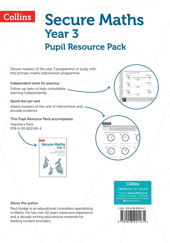 [object Object] «Secure Year 3 Maths Pupil Resource Pack: A Primary Maths Intervention Programme», автор Бобби Джонс - фото №5 - миниатюра