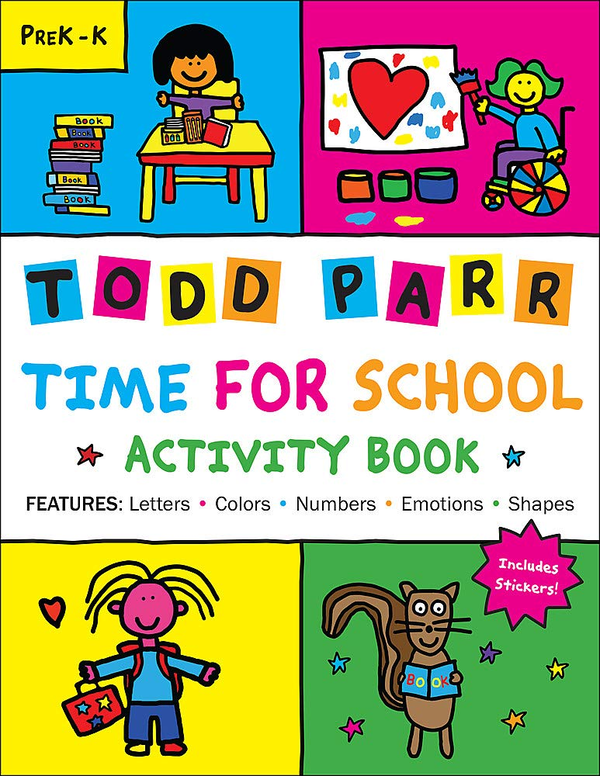 Бумажная книга «Time for School Activity Book», автор Тодд Парр - фото №1