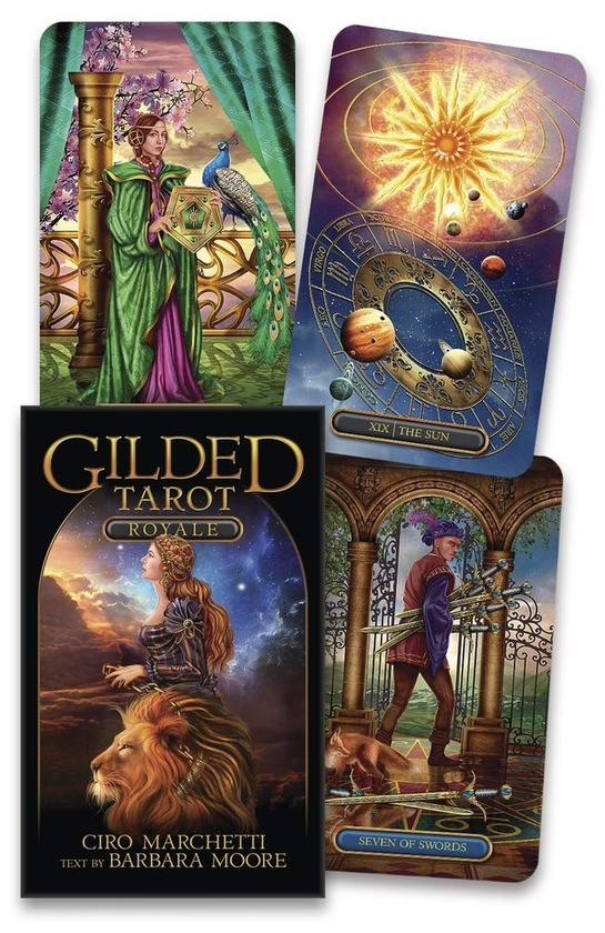 Бумажная книга «Gilded Tarot Royale», авторов Барбара Мур, Чиро Маркетти - фото №1