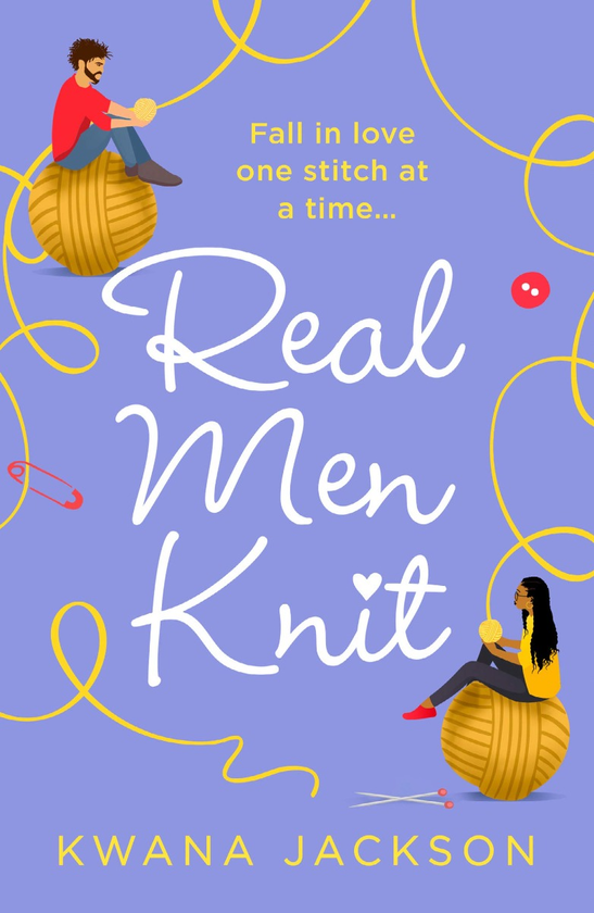 Бумажная книга «Real Men Knit», автор Квана Джексон - фото №1