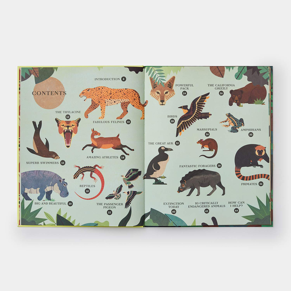 Бумажная книга «Extinct. An Illustrated Exploration of Animals That Have Disappeared», автор Лукас Риера - фото №1