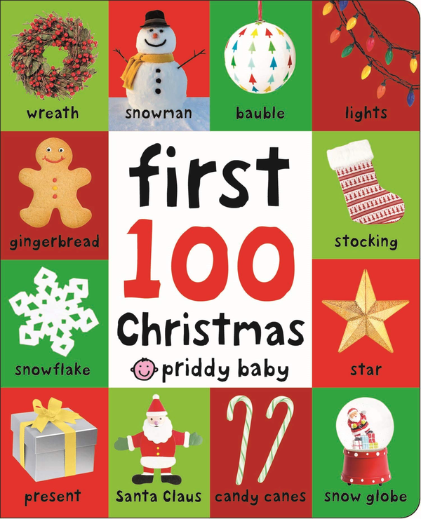 Бумажная книга «First 100 Christmas Words», автор Роджер Придди - фото №1