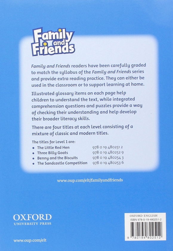 Паперова книга «Family and Friends 1. Reader A. The Little Red Hen », автор Аренго Сью - фото №1