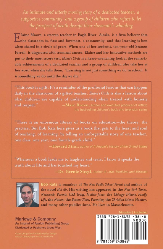 Паперова книга «Elaine's Circle. A Teacher, a Student, a Classroom, and One Unforgettable Year», автор Боб Кац - фото №1