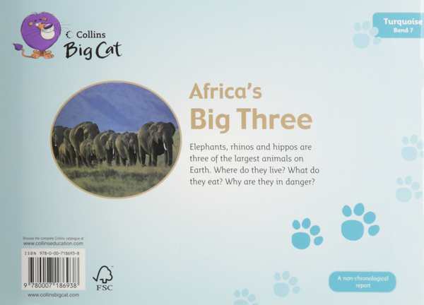 Бумажная книга «Africa's Big Three», автор Джонатан Скотт - фото №1