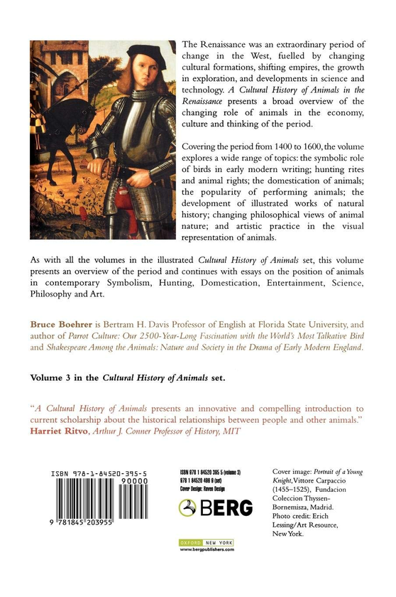Бумажная книга «A Cultural History of Animals in the Renaissance» - фото №1