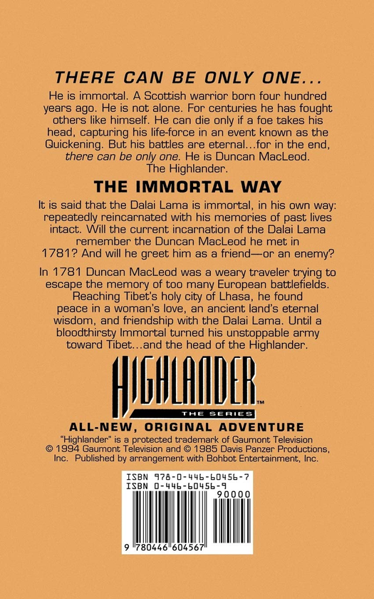 Бумажная книга «Highlander. The Path», автор Ребекка Нисон - фото №1