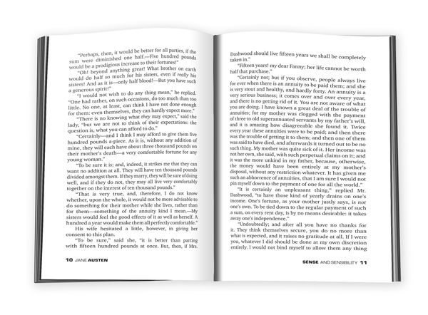 Паперова книга «Sense and Sensibility», автор Джейн Остін - фото №1