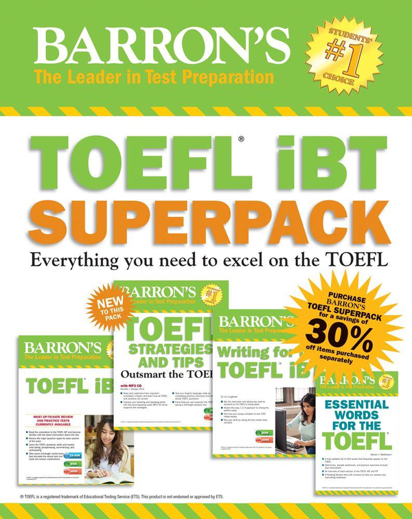 Паперова книга « TOEFL iBT Superpack», автор Стивен Маттисен - фото №1