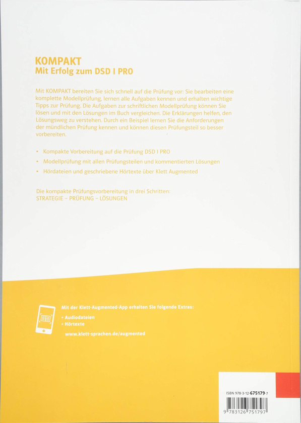 Бумажная книга «KOMPAKT Mit Erfolg zum DSD I PRO» - фото №1