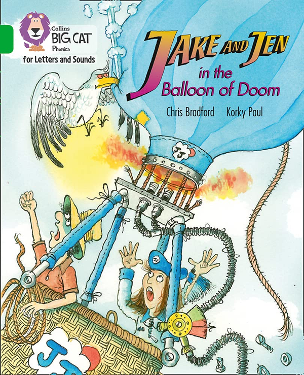 Бумажная книга «Jake and Jen and the Balloon of Doom: Band 05/Green» - фото №1