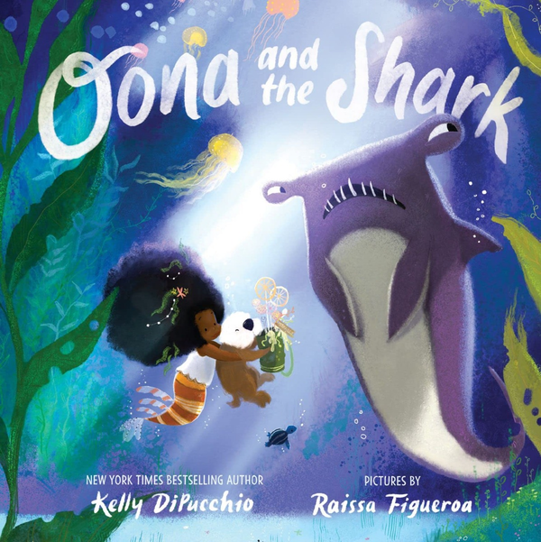Паперова книга «Oona and the Shark», автор Келлі Діпуччіо - фото №1