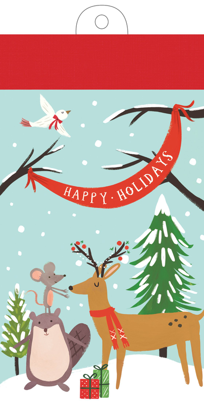 Бумажная книга «Holiday Forest Friends List Pad: List Pad» - фото №1