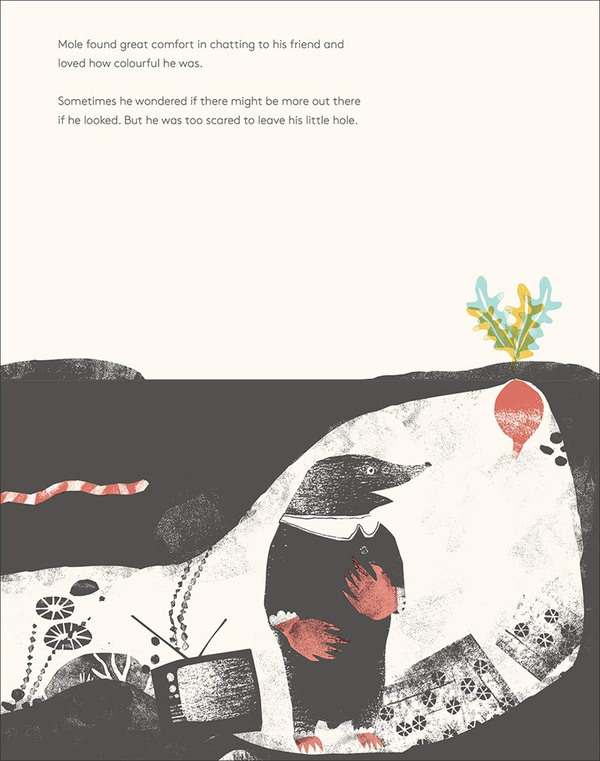 Паперова книга «Mole in a Black and White Hole», автор Тереза Седіва - фото №1