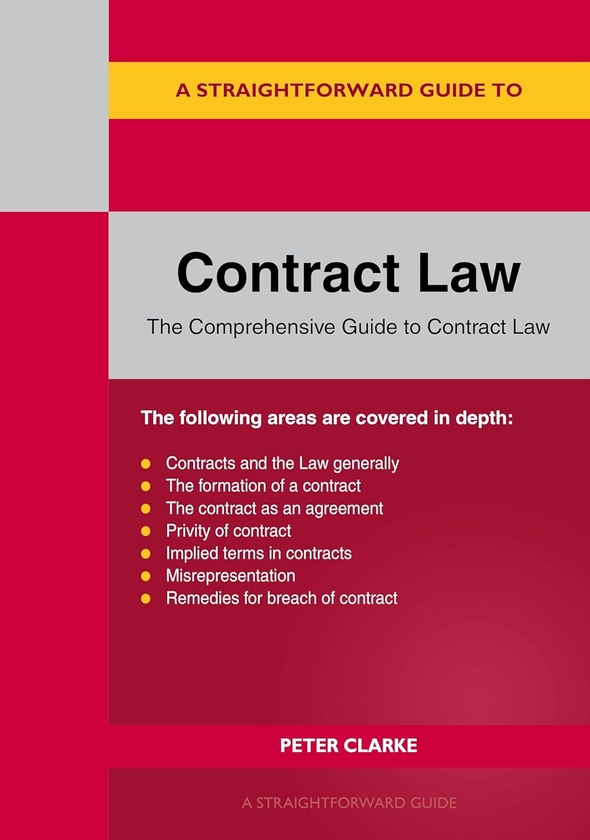 Бумажная книга «A Straightforward Guide to Contract Law», автор Питер Кларк - фото №1