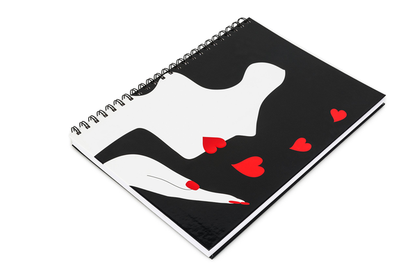 Бумажная книга «Lulu Guinness: Cameo Girl A4 Wiro Bound Notebook» - фото №1