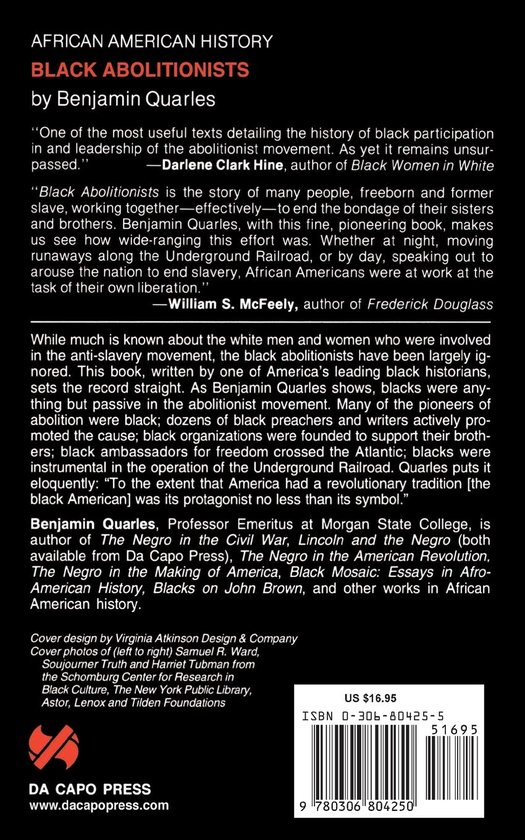 Паперова книга «Black Abolitionists», автор Бенджамін Куорлс - фото №1