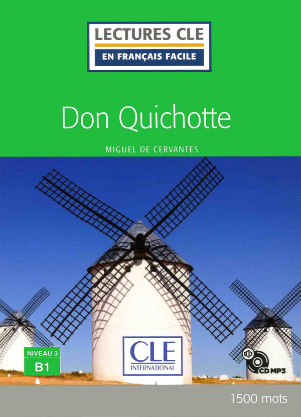 Бумажная книга «Don Quichotte. Livre + CD MP3», автор Мигель де Сервантес - фото №1