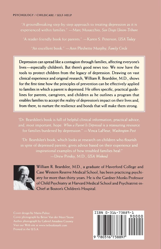 Бумажная книга «When A Parent Is Depressed», автор Уильям Бирдсли - фото №1