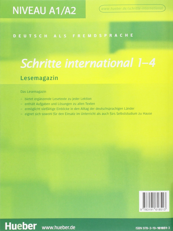 [object Object] «Schritte International. Lesemagazin Zu Banden 1-4», авторів Сусанна Календер, Петра Климащук, Крістін Дамен - фото №2 - мініатюра