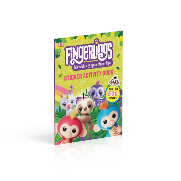 Бумажная книга «Fingerlings Sticker Activity Book» - фото №1