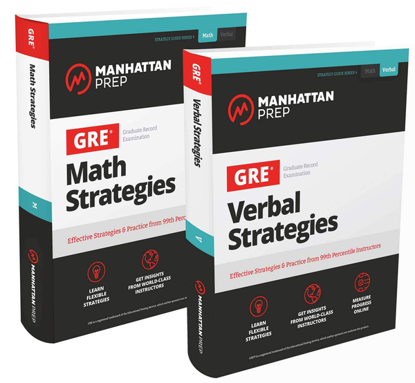 Бумажная книга «GRE Math & Verbal Strategies Set : Comprehensive Content Review & 6 Online Practice Tests from 99th Percentile Instructors» - фото №1