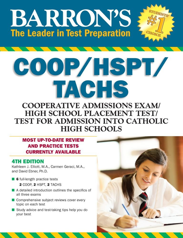 Бумажная книга « Barron's COOP/HSPT/TACHS», автор Кэтлин Эллиотт - фото №1