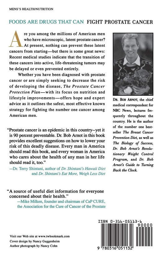 Паперова книга «The Prostate Cancer Protection Plan. The Foods, Supplements, and Drugs That Can Combat Prostate Cancer», автор Боб Арнот - фото №1