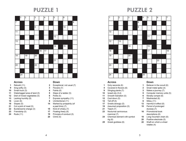 Бумажная книга «Big Book of Crosswords Book 4 : 300 Quick Crossword Puzzles», автор Коллинз - фото №1