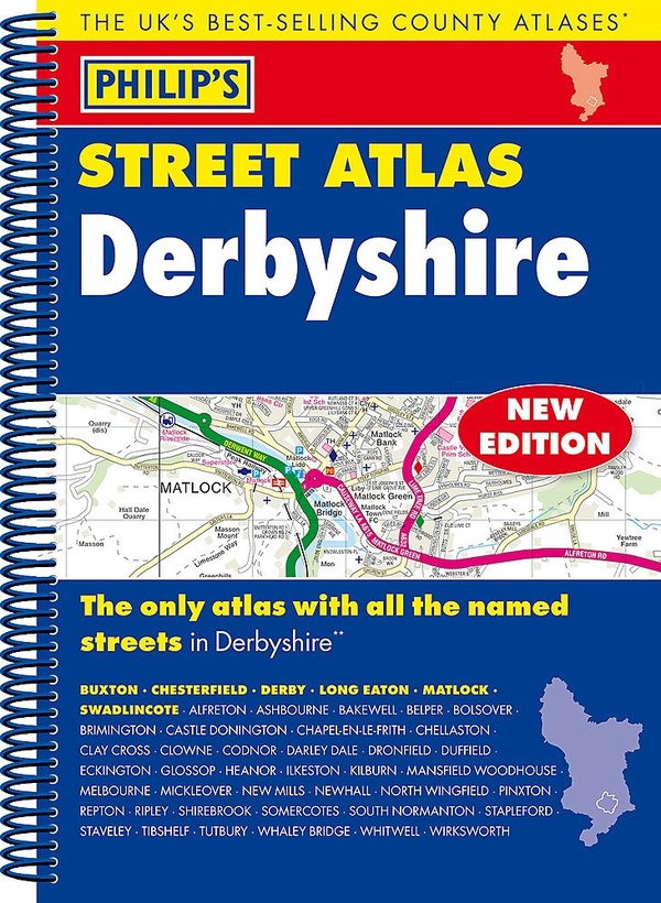 Бумажная книга «Philip's Street Atlas Cheshire» - фото №1