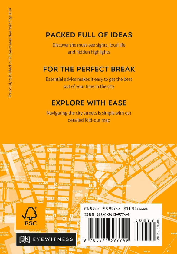 Бумажная книга «New York City Mini Map and Guide» - фото №1