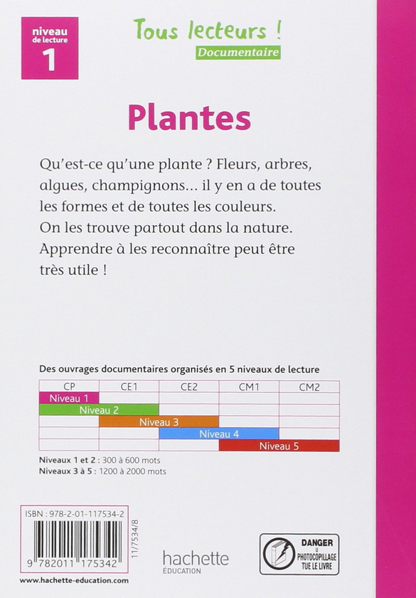 Бумажная книга «Tous Lecteurs!: Plantes», автор Denise Ryan - фото №1