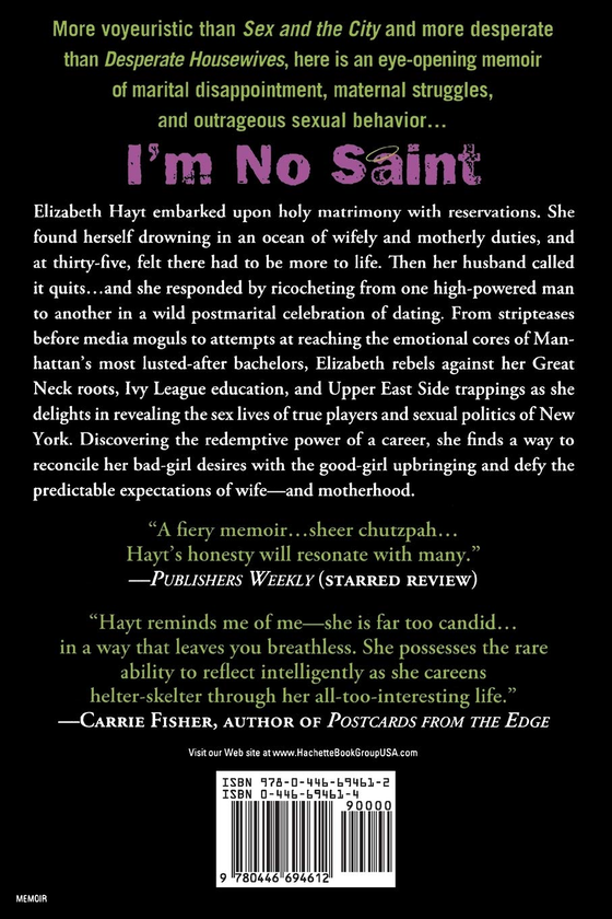 Бумажная книга «I'm No Saint. Memoir of a Wayward Wife», автор Элизабет Хейт - фото №1