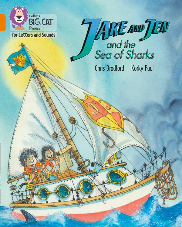 Паперова книга «Jake and Jen and the Sea of Sharks: Band 06/Orange» - фото №1
