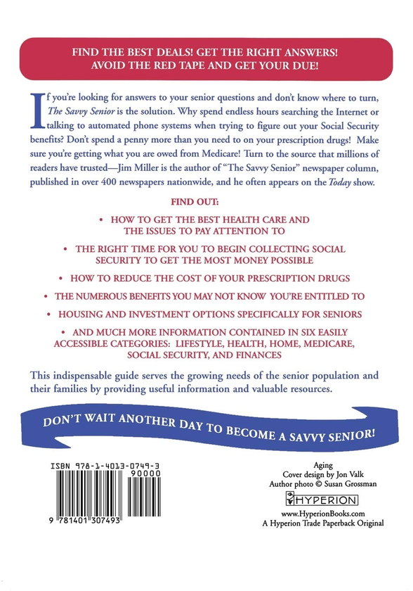 Бумажная книга «The Savvy Senior. The Ultimate Guide to Health, Family, and Finances for Senior Citizens», автор Джим Миллер - фото №1