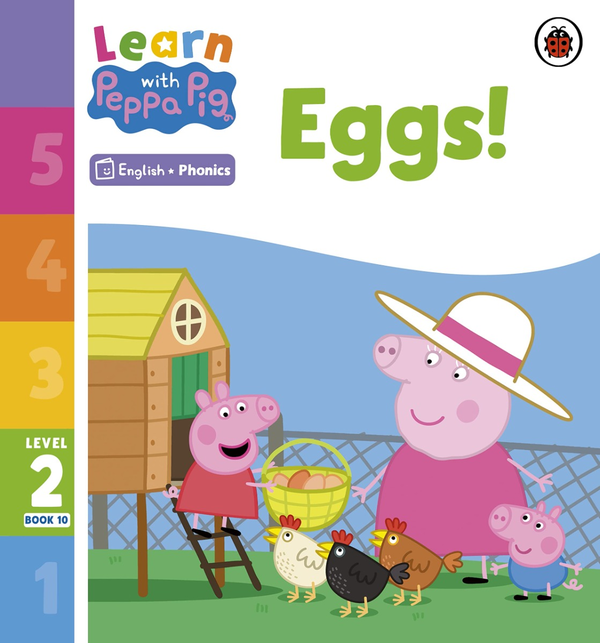 Бумажная книга «Learn with Peppa Phonics Level 2 Book 10. Eggs! » - фото №1