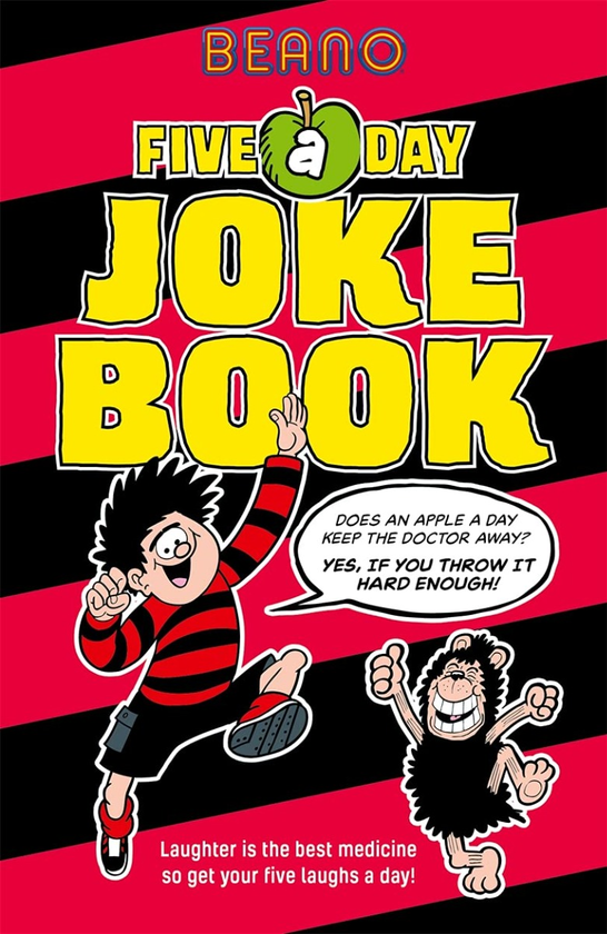 Бумажная книга «Beano Five-a-Day Joke Book: Laughter is the best medicine, so get your five laughs a day!» - фото №1