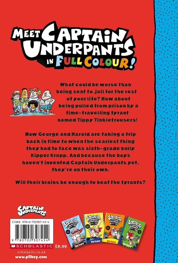 Бумажная книга «Captain Underpants and the Terrifying Return of Tippy Tinkletrousers», автор Дэв Пилки - фото №1