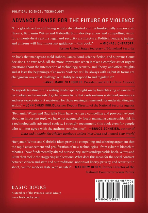Бумажная книга «The Future of Violence : Robots and Germs, Hackers and Drones. Confronting A New Age of Threat», автор Бенджамин Виттес - фото №1