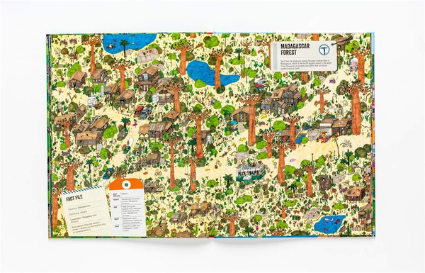 Бумажная книга «Elephants on Tour. A Search & Find Journey Around the World», автор Гильом Корнет - фото №1