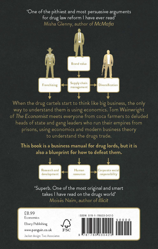Паперова книга «Narconomics. How to Run a Drug Cartel», автор Том Вейнрайт - фото №1