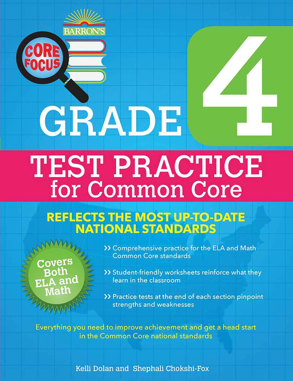 Паперова книга « Barron's Core Focus Grade 4: Test Practice for Common Core», автор Келлі Долан - фото №1