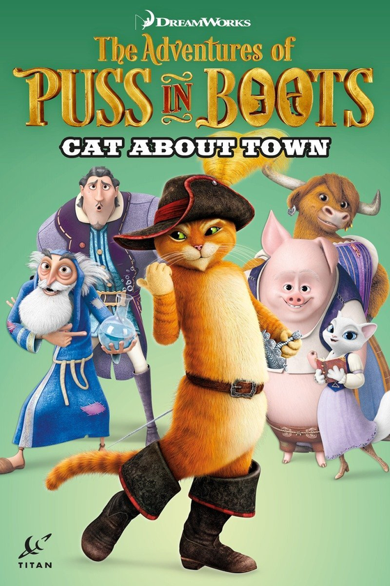Бумажная книга «Puss in Boots. Cat About Town», авторов Макс Дэвисон, Крис Купер - фото №1