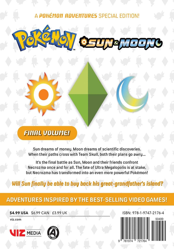 Бумажная книга «Pokemon: Sun & Moon. Volume 12», автор Хиденори Кусака - фото №1