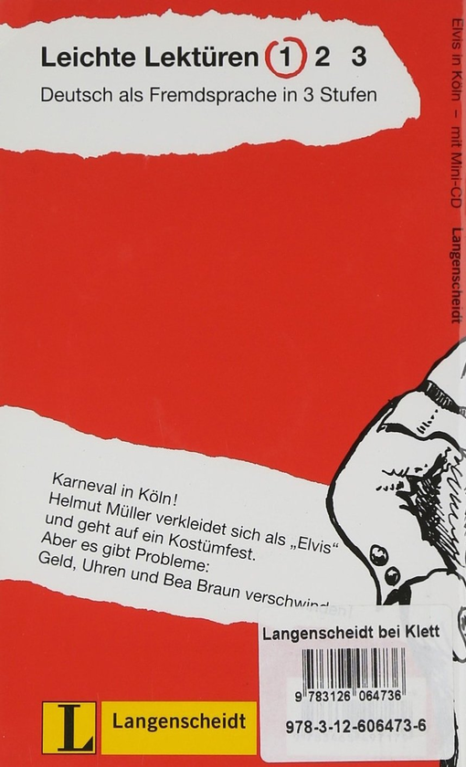 Бумажная книга «Elvis in Köln Leichte Lektüren Deutsch als Fremdsprache Buch mit Mini-CD» - фото №1