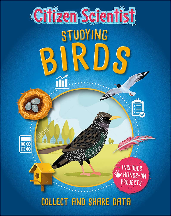 Бумажная книга «Studying Birds», автор Иззи Хауэлл - фото №1