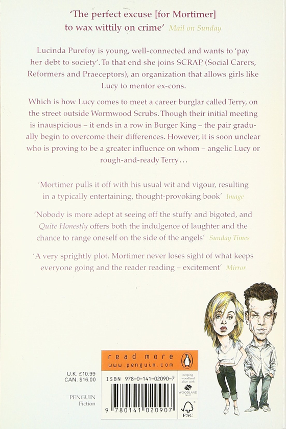 Паперова книга «Quite Honestly», автор Джон Мортімер - фото №1