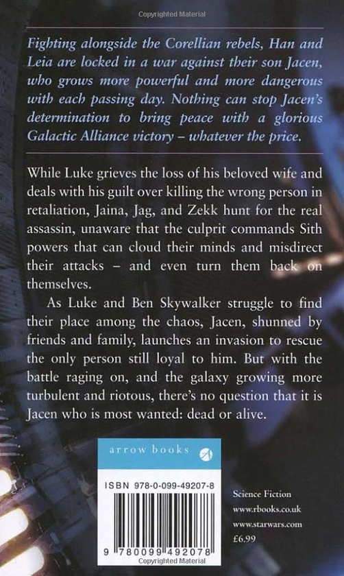Бумажная книга «Star Wars. Legacy of the Force VII. Fury», автор Аарон Олстон - фото №1